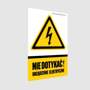 Nie dotykać! Urządzenie elektryczne! (Kopia) (Kopia)